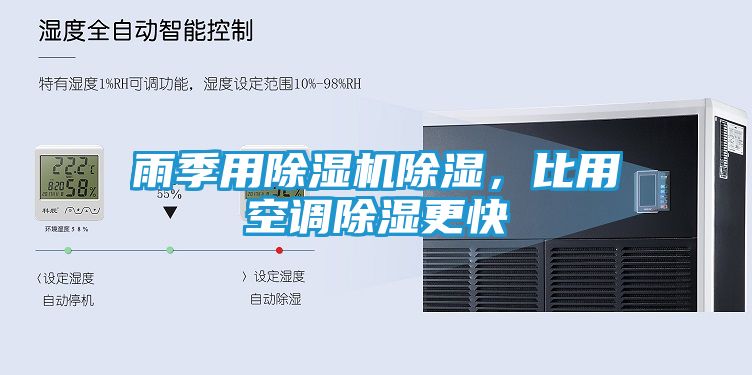 雨季用除湿机除湿，比用空调除湿更快