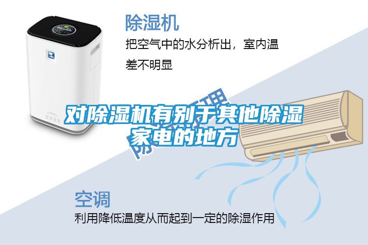 对除湿机有别于其他除湿家电的地方