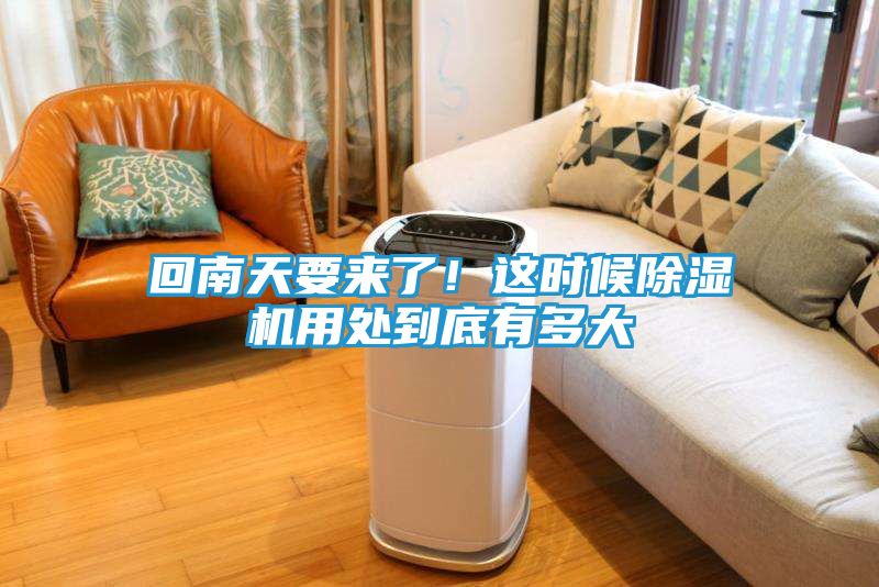 回南天要来了！这时候除湿机用处到底有多大