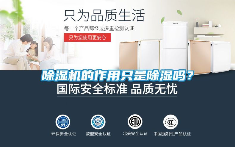 除湿机的作用只是除湿吗？