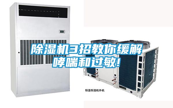 除湿机3招教你缓解哮喘和过敏!