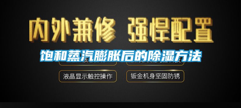饱和蒸汽膨胀后的除湿方法