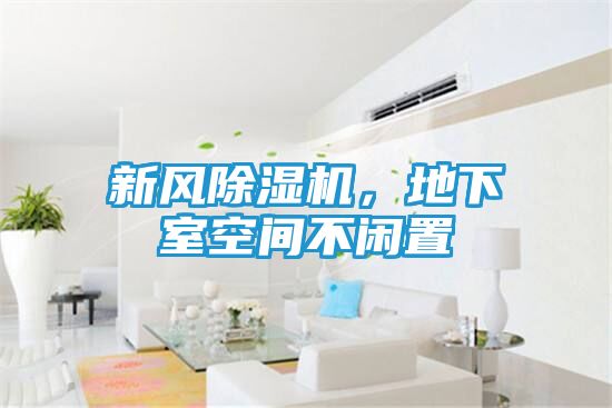 新风除湿机，地下室空间不闲置