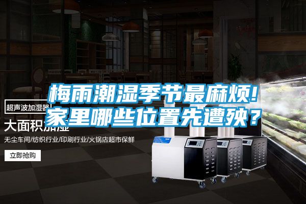 梅雨潮湿季节最麻烦!家里哪些位置先遭殃？