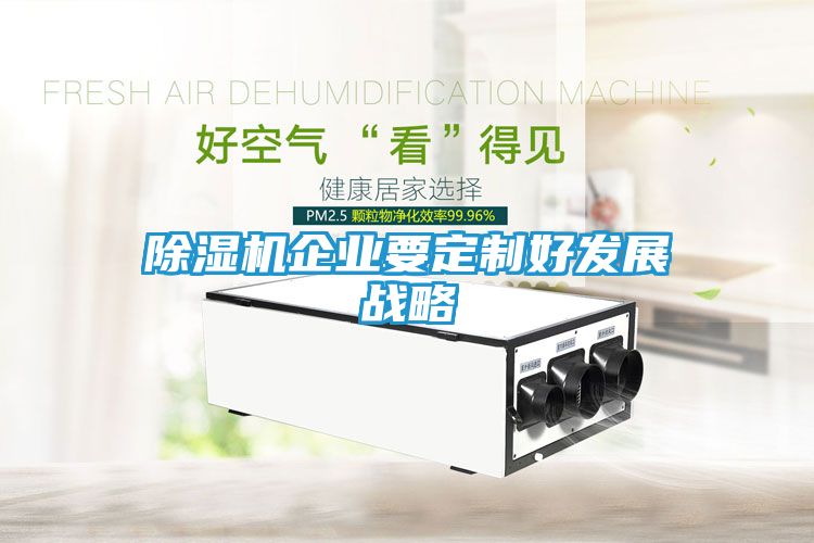 除湿机企业要定制好发展战略