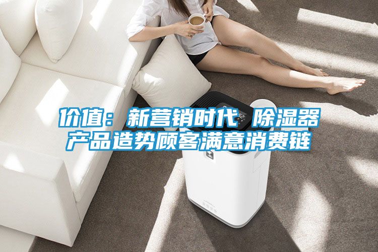 价值：新营销时代 除湿器产品造势顾客满意消费链