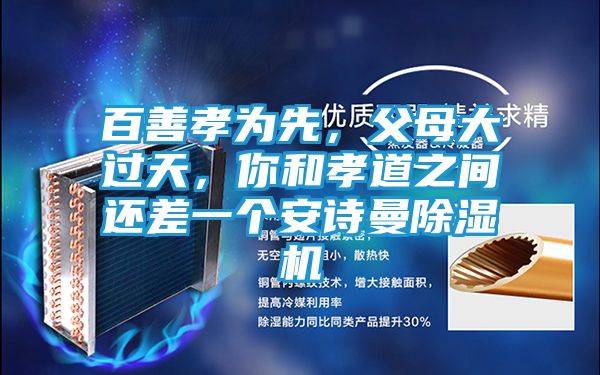 百善孝为先，父母大过天，你和孝道之间还差一个安诗曼除湿机