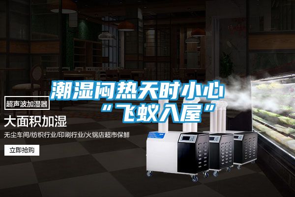 潮湿闷热天时小心“飞蚁入屋”