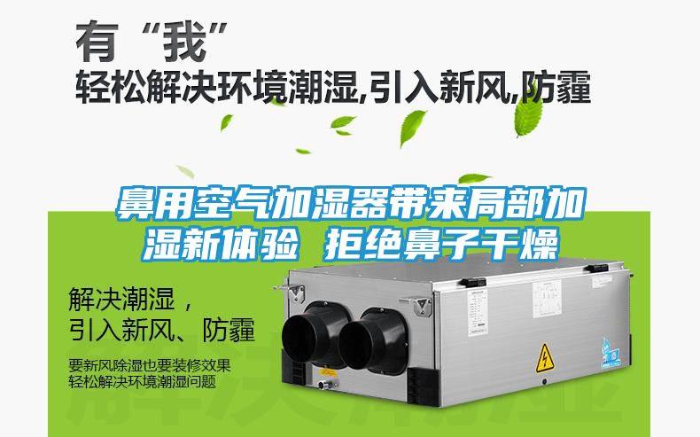 鼻用空气加湿器带来局部加湿新体验 拒绝鼻子干燥