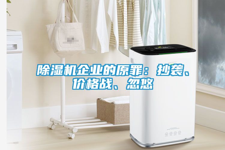 除湿机企业的原罪：抄袭、价格战、忽悠