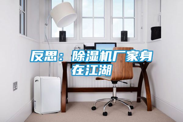 反思：除湿机厂家身在江湖