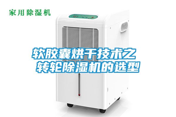 软胶囊烘干技术之 转轮除湿机的选型