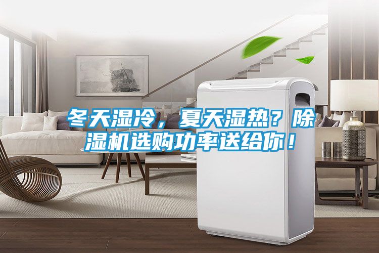 冬天湿冷，夏天湿热？除湿机选购功率送给你！
