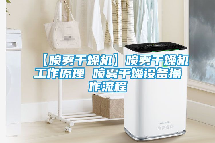 【喷雾干燥机】喷雾干燥机工作原理 喷雾干燥设备操作流程