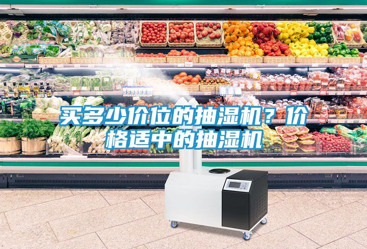 买多少价位的抽湿机？价格适中的抽湿机