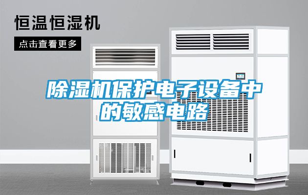 除湿机保护电子设备中的敏感电路