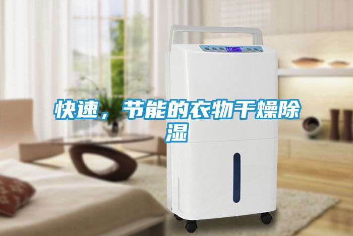 快速，节能的衣物干燥除湿