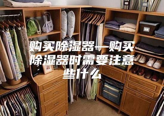 购买除湿器—购买除湿器时需要注意些什么