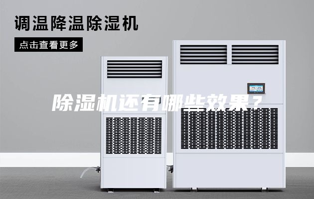 除湿机还有哪些效果？