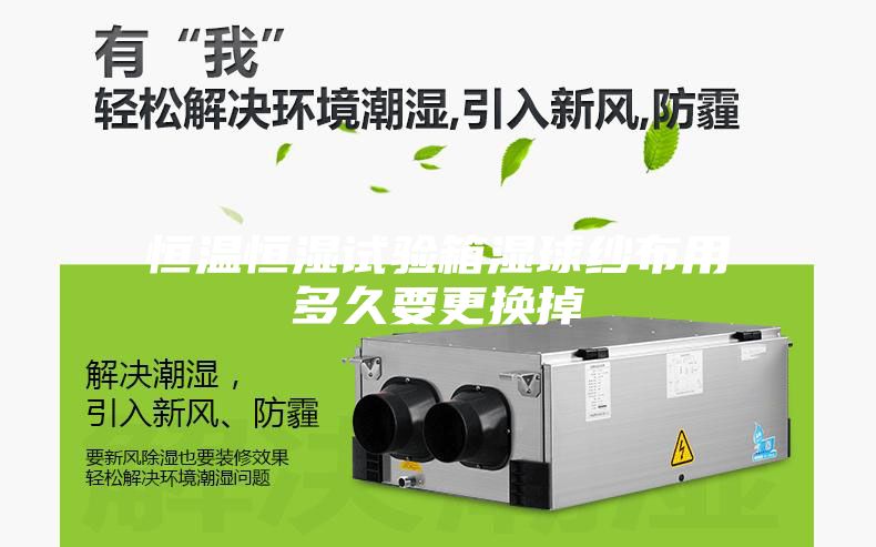 恒温恒湿试验箱湿球纱布用多久要更换掉