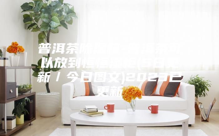 普洱茶除湿箱-普洱茶可以放到恒恒湿柜(5日更新／今日图文)2023已更新