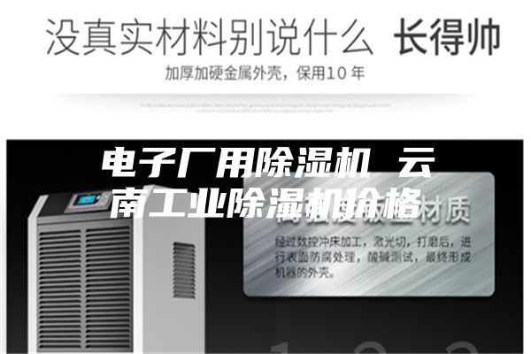 电子厂用除湿机 云南工业除湿机价格