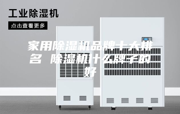 家用除湿机品牌十大排名 除湿机什么牌子的好
