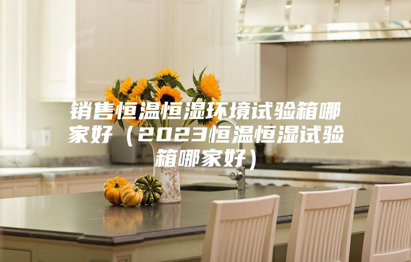 销售恒温恒湿环境试验箱哪家好（2023恒温恒湿试验箱哪家好）