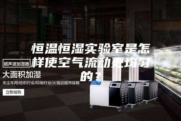 恒温恒湿实验室是怎样使空气流动更均匀的？