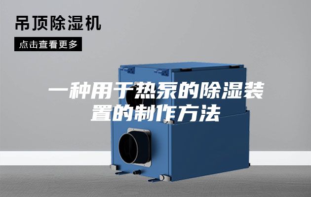 一种用于热泵的除湿装置的制作方法