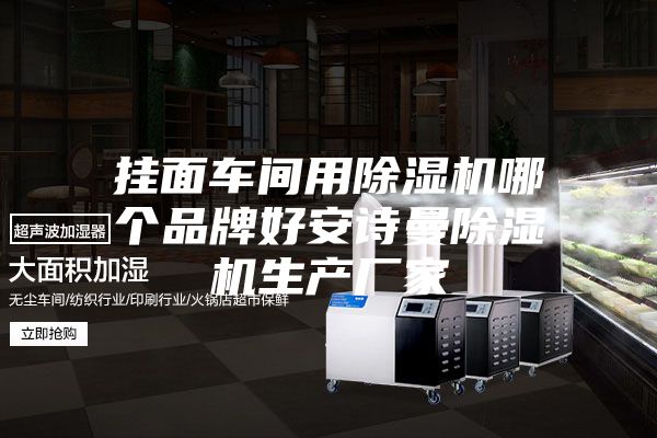 挂面车间用除湿机哪个品牌好安诗曼除湿机生产厂家