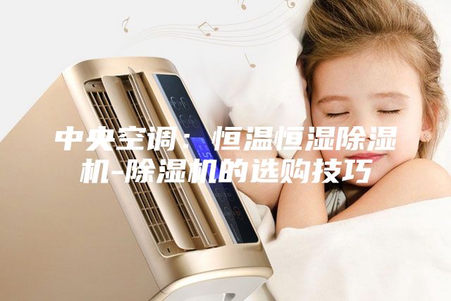 中央空调：恒温恒湿除湿机-除湿机的选购技巧