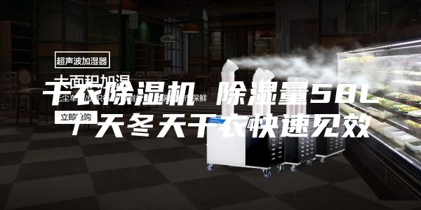 干衣除湿机 除湿量58L／天冬天干衣快速见效