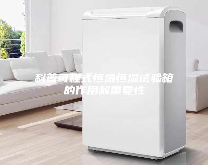 科普可程式恒温恒湿试验箱的作用和重要性