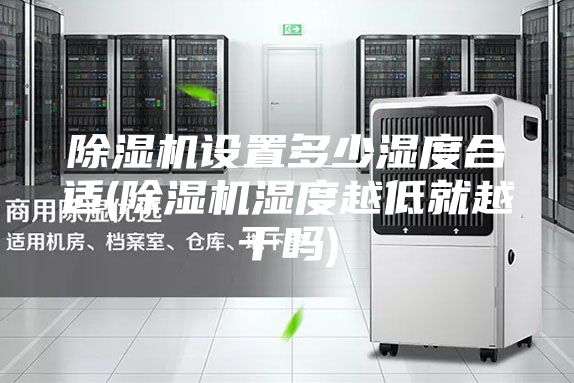除湿机设置多少湿度合适(除湿机湿度越低就越干吗)