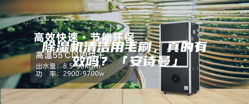 除湿机清洁用毛刷，真的有效吗？「安诗曼」