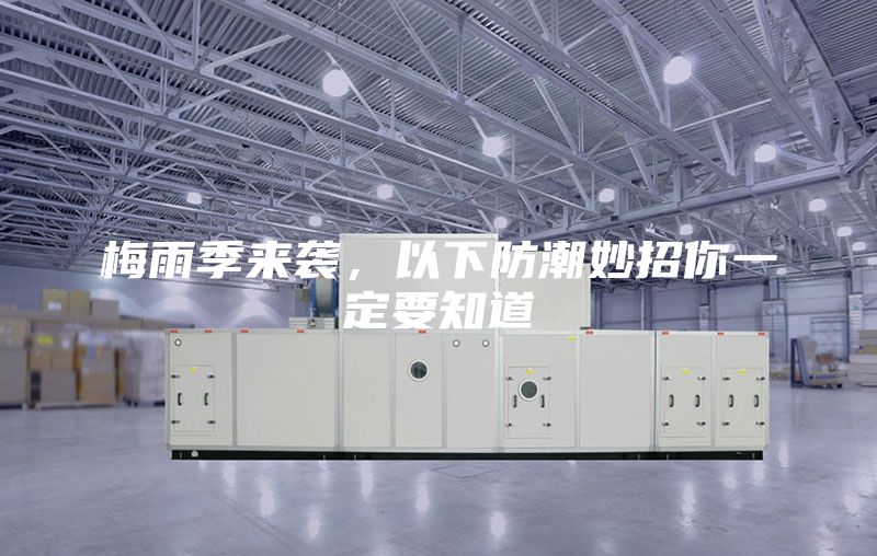 梅雨季来袭，以下防潮妙招你一定要知道