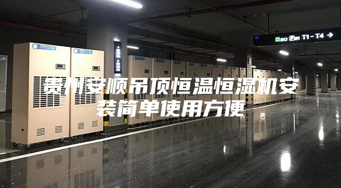 贵州安顺吊顶恒温恒湿机安装简单使用方便