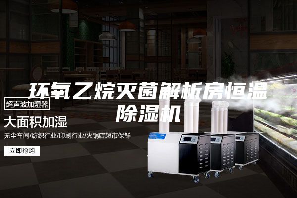 环氧乙烷灭菌解析房恒温除湿机