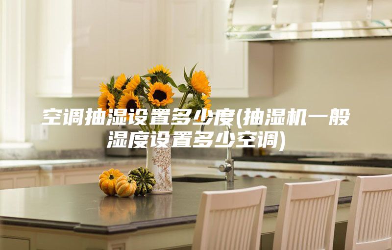 空调抽湿设置多少度(抽湿机一般湿度设置多少空调)