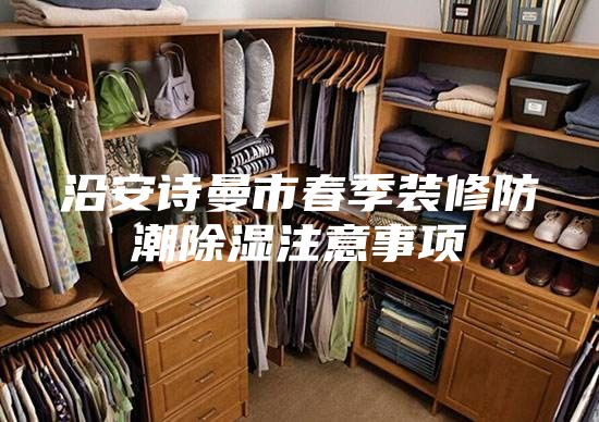 沿安诗曼市春季装修防潮除湿注意事项