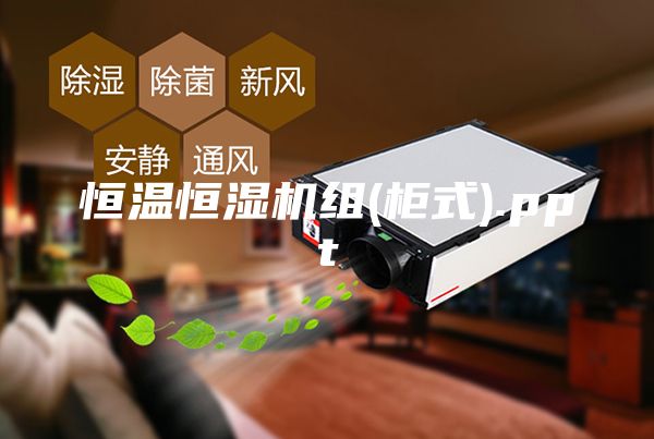 恒温恒湿机组(柜式).ppt