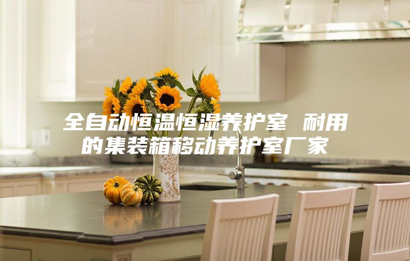 全自动恒温恒湿养护室 耐用的集装箱移动养护室厂家