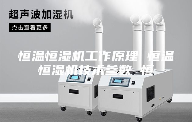 恒温恒湿机工作原理 恒温恒湿机技术参数 恒