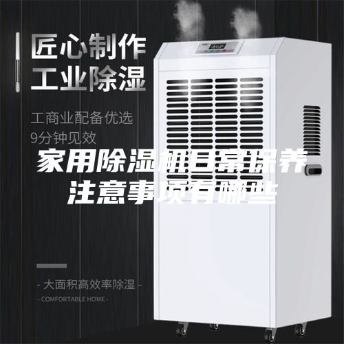 家用除湿机日常保养注意事项有哪些