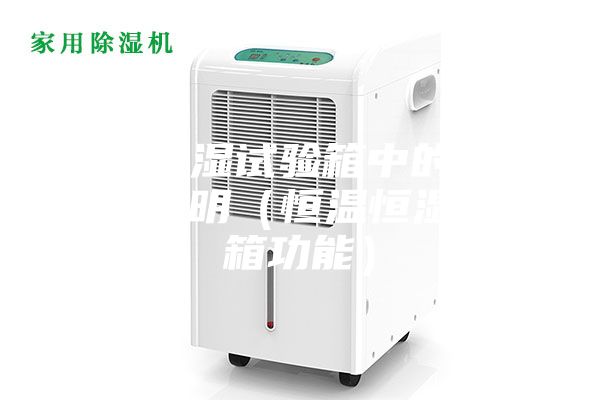 恒温恒湿试验箱中的湿度相关说明（恒温恒湿试验箱功能）