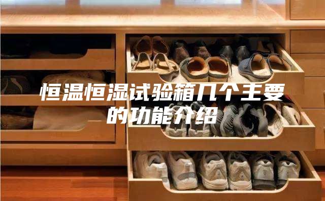 恒温恒湿试验箱几个主要的功能介绍