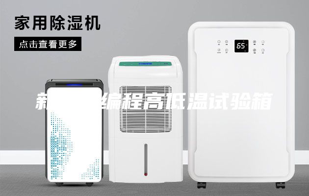 新款可编程高低温试验箱