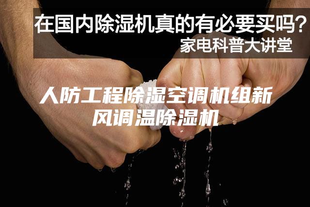 人防工程除湿空调机组新风调温除湿机