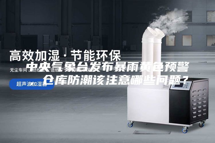 中央气象台发布暴雨黄色预警，仓库防潮该注意哪些问题？